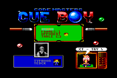 Cue Boy - C64 Screen