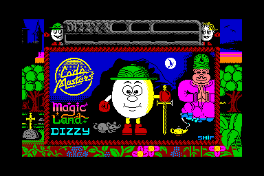 Dizzy 4: Magicland Dizzy - C64 Screen