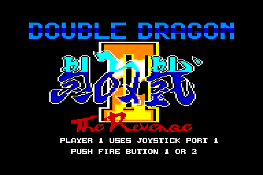 Double Dragon 2: The Revenge - C64 Screen