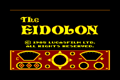 Eidolon, The - C64 Screen