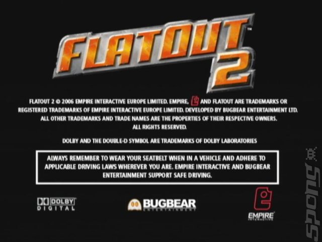 FlatOut 2 - Xbox Screen