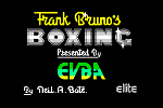 Frank Bruno's Boxing - C64 Screen