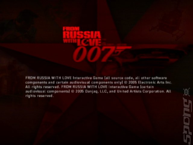 From Russia With Love - Xbox Screen