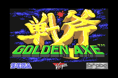 Golden Axe - C64 Screen