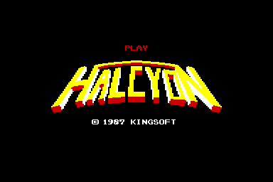 Halcyon - C64 Screen