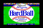 Hardball - C64 Screen