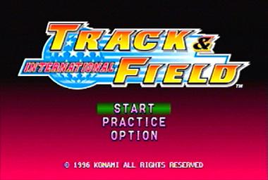 International Track and Field - PlayStation Screen