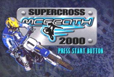 Jeremy McGrath Super Cross 2000 - PlayStation Screen