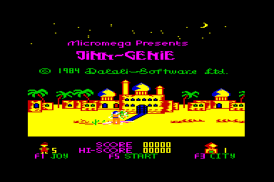 Jinn-Genie - C64 Screen