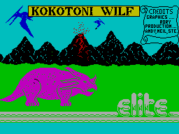 Kokotoni Wilf - Spectrum 48K Screen