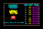 Kong Strikes Back - C64 Screen