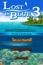 Lost in Blue 3 - DS/DSi Screen