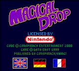 Magical Drop - Game Boy Color Screen