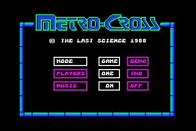 Metro-Cross - C64 Screen