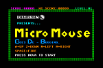 Micro Mouse Goes De-Bugging - C64 Screen