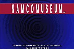 Namco Museum - GBA Screen