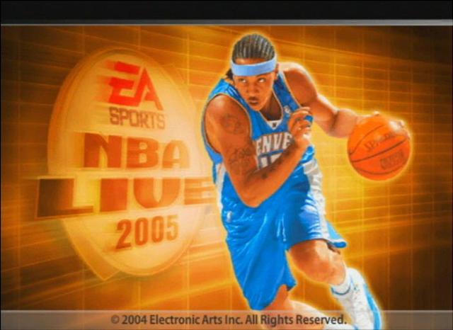NBA Live 2005 - GameCube Screen
