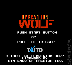 Operation Wolf - NES Screen