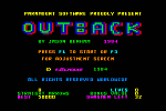 Outback - C64 Screen