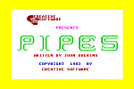 Pipes - C64 Screen