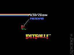 Pitfall! - Colecovision Screen