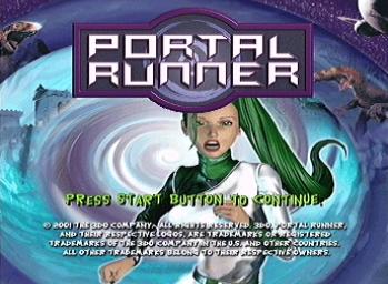 Portal Runner - PS2 Screen