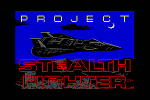 Project Stealth Fighter - C64 Screen