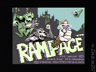 Rampage - Atari 7800 Screen