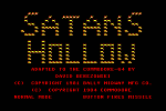 Satan's Hollow - C64 Screen