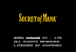 Secret Of Mana - SNES Screen