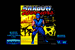 Shadow Warriors - C64 Screen