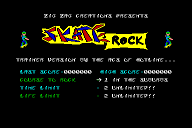 Skaterock - C64 Screen