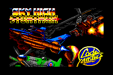 Sky High Stuntman - C64 Screen