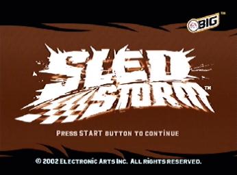 Sled Storm - PS2 Screen