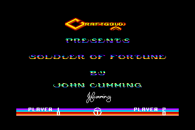 Soldier of Fortune - C64 Screen