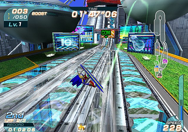 Sonic Riders - Xbox Screen