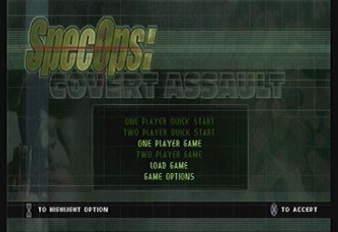 Spec Ops: Covert Assault - PlayStation Screen