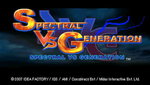 Spectral Vs Generation - PSP Screen