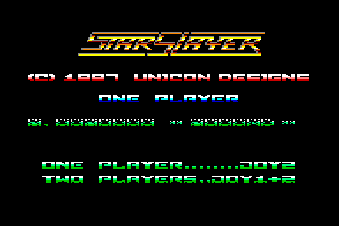 Star Slayer - C64 Screen