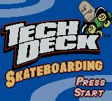 Tech Deck Skateboarding - Game Boy Color Screen