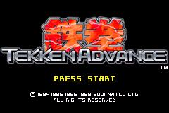 Tekken Advance - GBA Screen