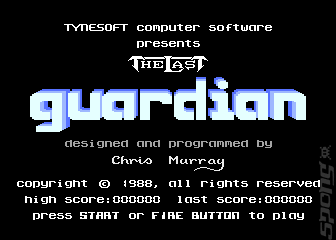 The Last Guardian - Atari 400/800/XL/XE Screen