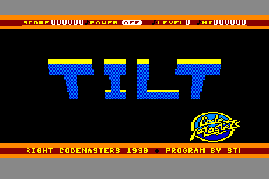 Tilt - C64 Screen