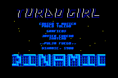 Turbo Girl - C64 Screen