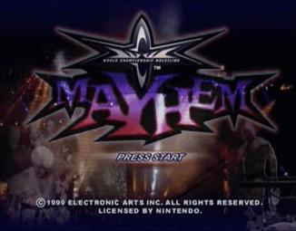 WCW Mayhem - N64 Screen