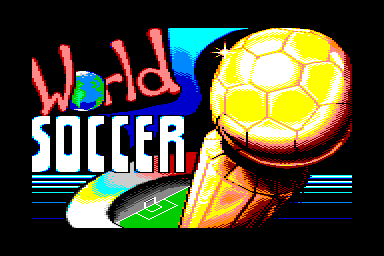 World Soccer - C64 Screen